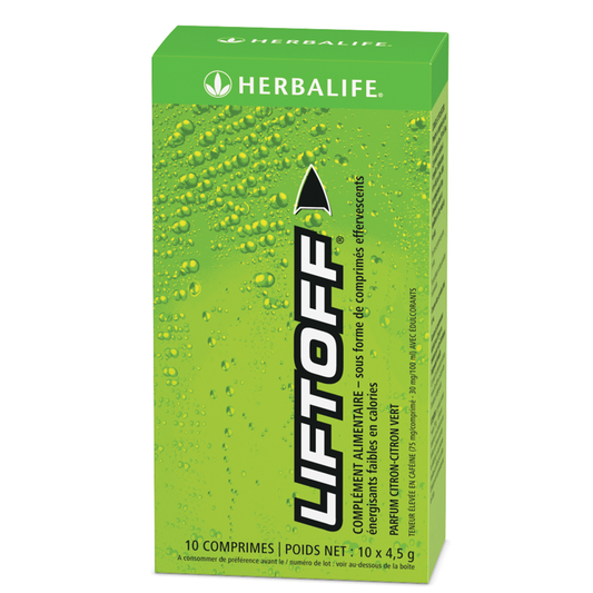 HERBALIFE - Liftoff® Citron - citron vert 10 sachets de 4,5 g